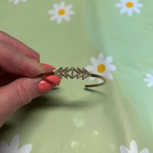 Stella & Dot Gold Chevron Bracelet